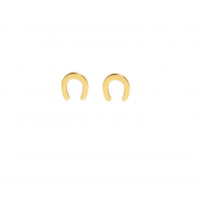 Lucky Petal - 14k gold earrings shaped like horse petals, made by hand to bring your luck and positive vibes whenever you wear them!
Material: 14k gold