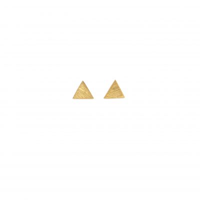 Triangle - 14k gld earrings . Simple and elegant in a perfectly geometric shape. A jewelry that remains timeless and can be worn any time of the day!

Material: 14k gold