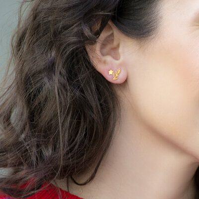Leafy Earrings - 