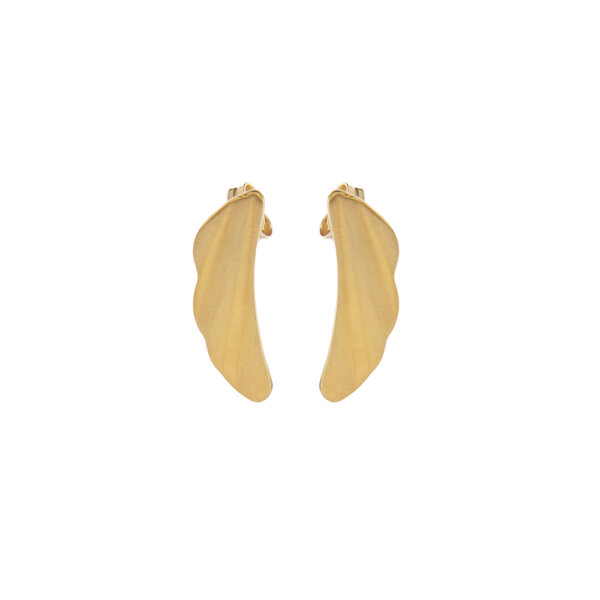 Ruffles Earrings Gold - 