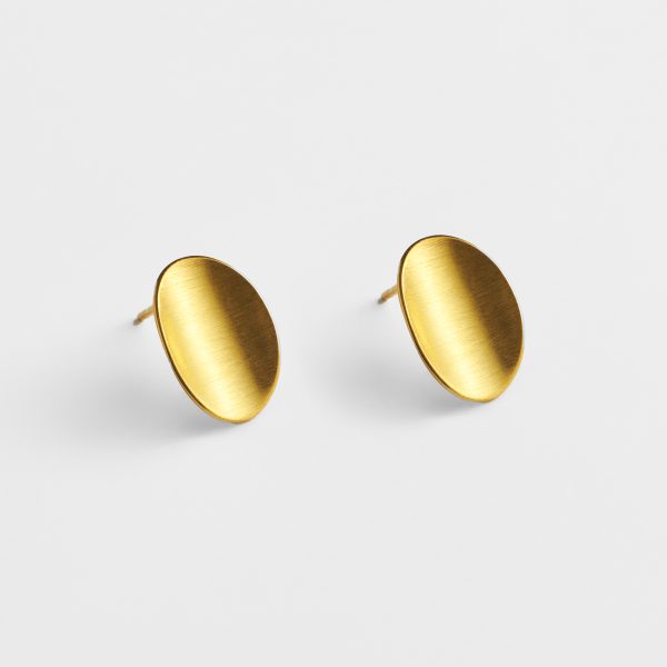 Mirror Earrings Gold - 