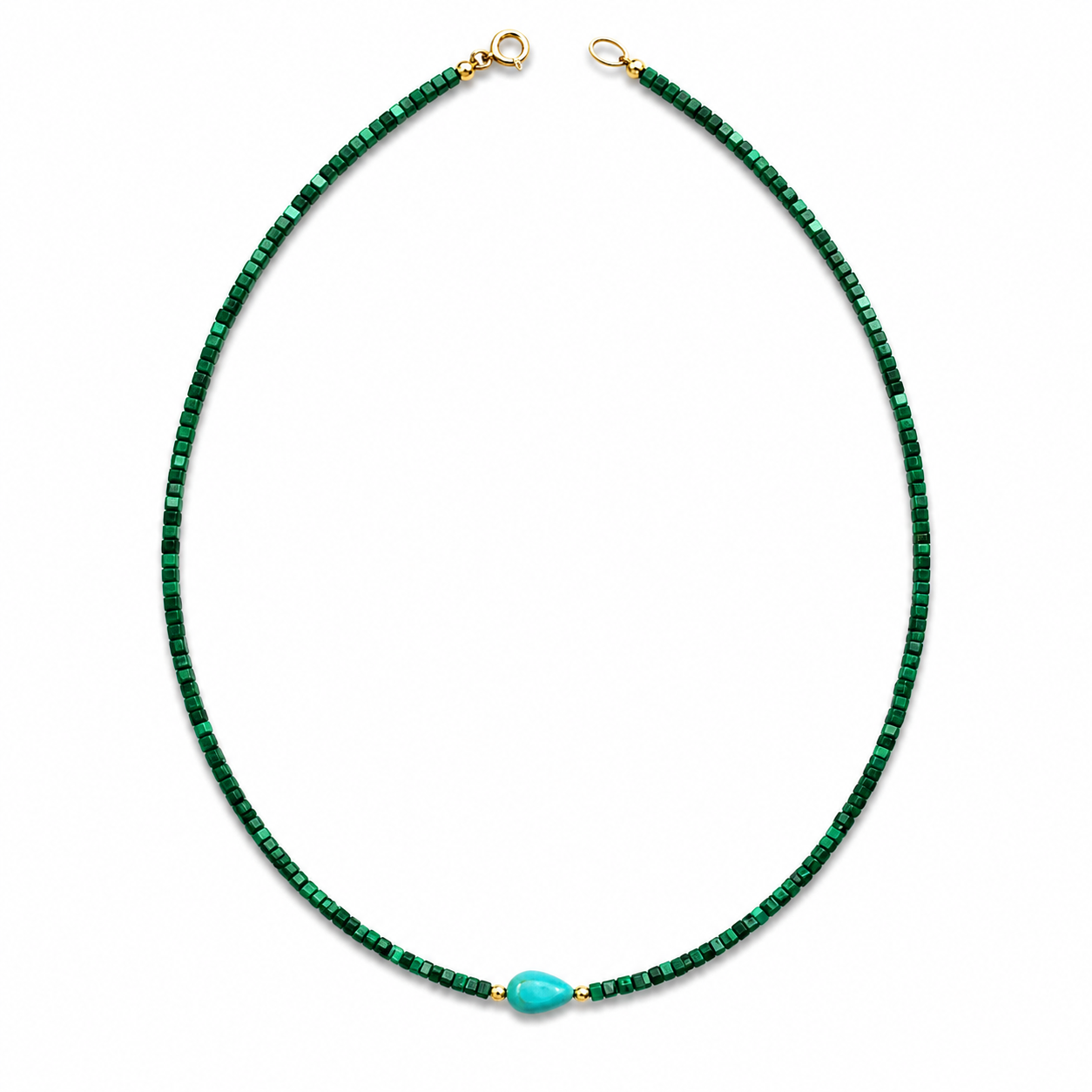 Emerald Drop Necklace - 