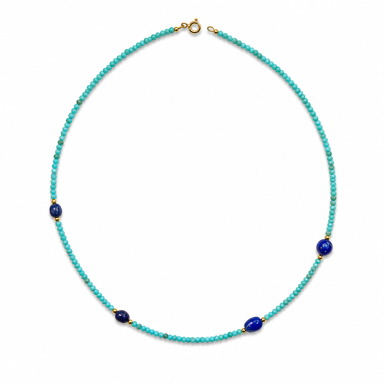 Aegean Blue Whisper Necklace - 